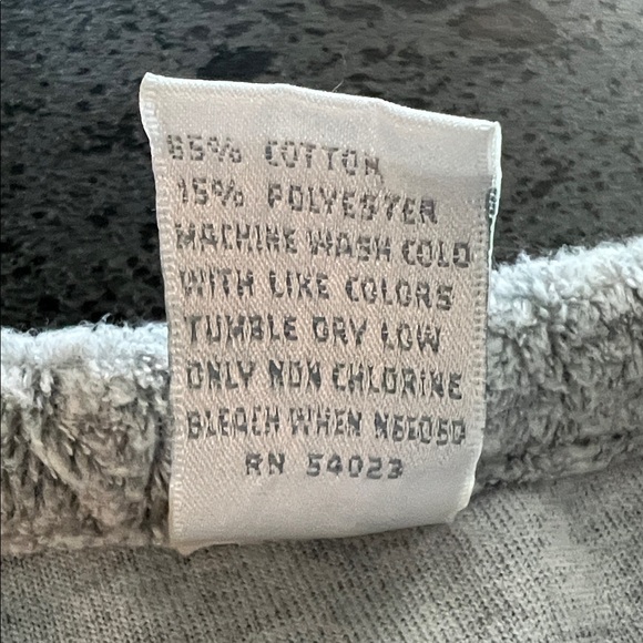 🩶🏃🏻‍♀️🧘🏻‍♀️GAP ATHLETIC Gray Fleece Zip Sweatshirt Top - Picture 5 of 6